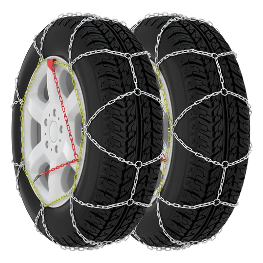 vidaXL Snökedjor till bil 2-pack 16 mm SUV 4x4 storlek 400