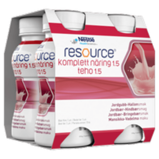 Resource Komplett Näring Hallon-Jordgubb 4 x 200 ml