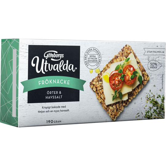 Göteborgs Utvalda Fröknäcke Örter & Havssalt 190 g