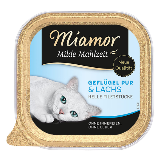 Miamor Mild Meal 6 x 100 g - Höns & lax