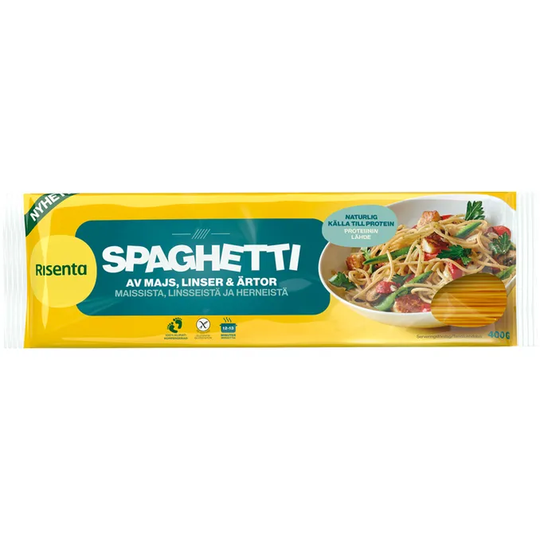 Risenta 4 x Spaghetti Majs, Linser & Ärtor