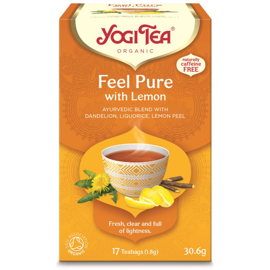 Yogi Tea Feel Pure Lemon KRAV 17 påsar