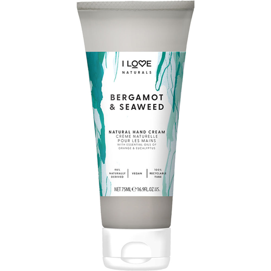 I Love Naturals Hand Cream Bergamot & Seaweed 75 ml