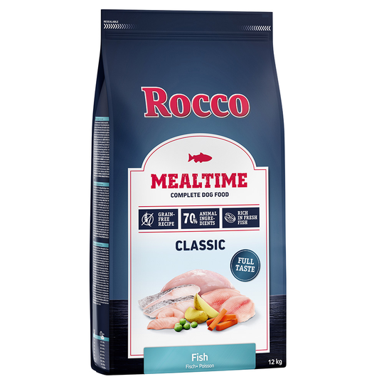 Ekonomipack: 2 x 12 kg Rocco Mealtime - Fish