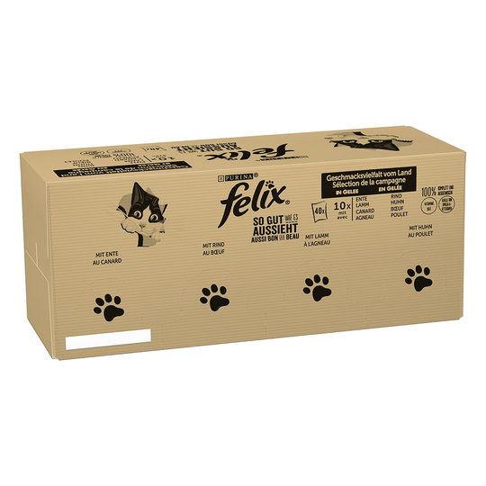 Ekonomipack: Latz "As good as it looks" Adult Pouches 80 x 85 g - Köttmix: (Nötkött, Kyckling, Anka, Lamm)