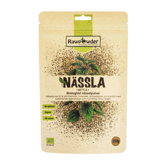 Rawpowder Nässelpulver 250 g EKO