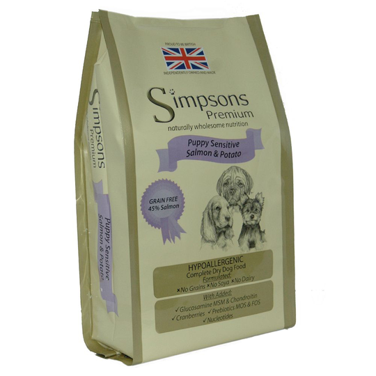 Simpsons Premium Puppy Sensitive Salmon & Potato - 12 kg