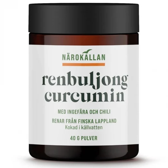 Närokällan Renbuljong Curcumin, Ingefära & Chili 40 g