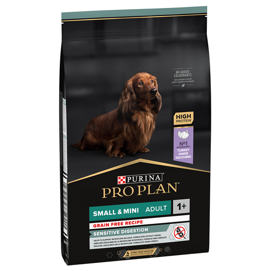 Ekonomipack: 2 eller 3 påsar Pro Plan till extrapris! - Small & Mini Adult OPTIDIGEST Grain Free (2 x 7 kg)