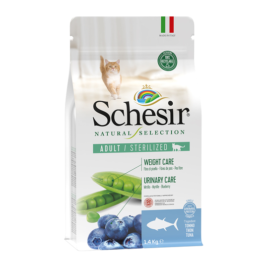 Schesir Natural Selection Adult Sterilized med tonfisk - 1,4 kg