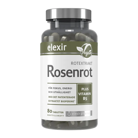 Elexir Pharma Rosenrotextrakt, 80 tabletter