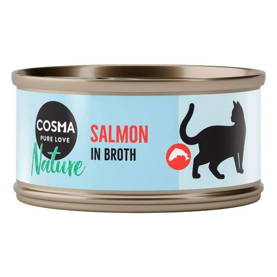 Ekonomipack: Cosma Nature 24 x 70 g - Lax