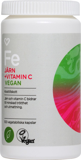 Hjärtats Järn + Vitamin C Kapsel 100st