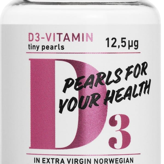 BioSalma D3-vitamin 12,5µg tiny pearls 120 kapslar