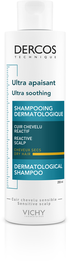 Vichy Dercos Ultra Soothing Shampoo Torrt 200ml