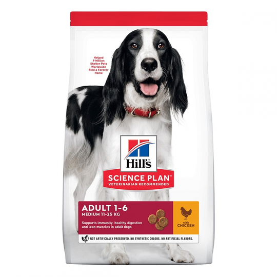 Hill's Science Plan Dog Adult Medium Chicken (2,5 kg)