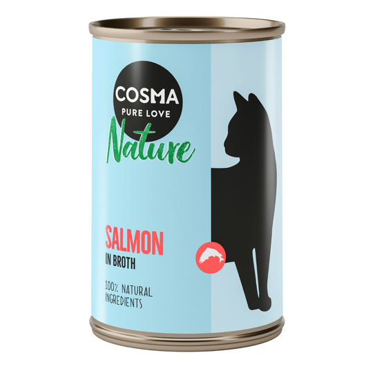 24 x 140 g Cosma Nature till sparpris! - Lax