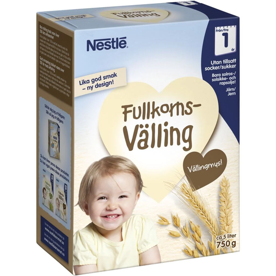 Nestlé Fullkornsvälling 12 månader 750 g