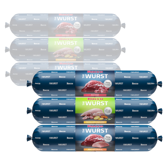Rocco THE WURST blandpack Ekonomipack: 24 x 800 g