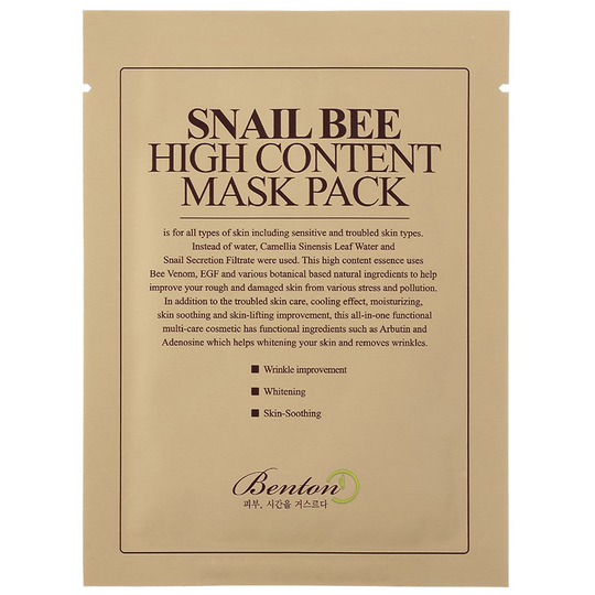 Benton Snail Bee High Content Mask Pack 20 g