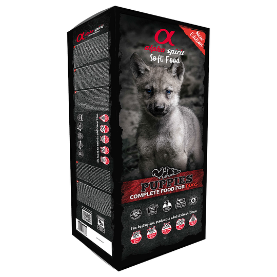 alpha spirit Semi Moist Complete Puppies - Ekonomipack: 2 x 9 kg