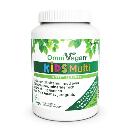 Omnisym Pharma OmniVegan KIDS Multi 80 tuggtabletter