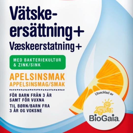 Semper Vätskeersättning Apelsin 7 dospåsar