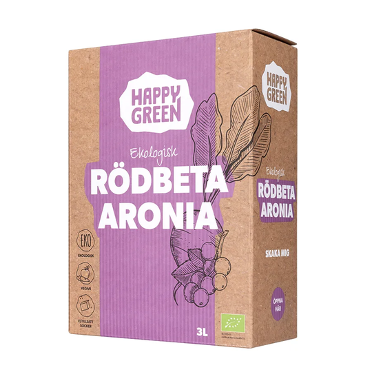 Happy Green Rödbeta Aronia Juice, Bag-in-Box 3l ekologisk