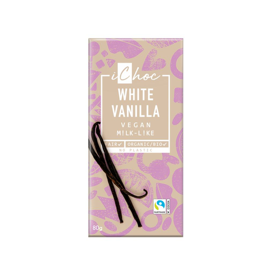 iChoc White Vanilla Vegan 80g