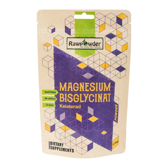 Rawpowder Magnesium Bisglycinat, 175g