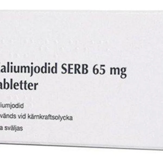Kaliumjodid SERB 65 mg 10 tabletter