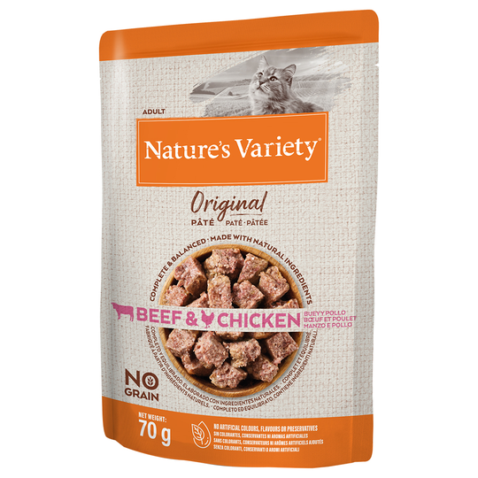 Ekonomipack: Nature's Variety Original Paté No Grain 24 x 70 g - Nötkött & kyckling