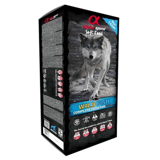 alpha spirit Semi Moist Complete Wild Fish Ekonomipack: 2 x 9 kg