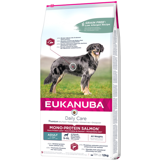 12 kg / 15 kg Eukanuba Daily Care torrfoder till sparpris! - 12 kg Adult Mono-Protein