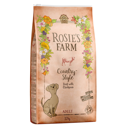 Ekonomipack: Rosie's Farm 2 x 12 kg - Nötkött