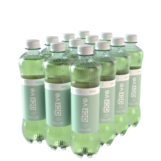 12 x Clean Act:ve, 500 ml, Äpple