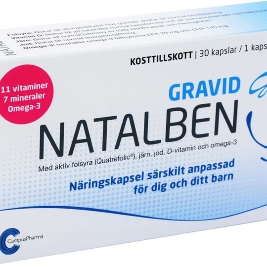 Natalben Gravid 30 kapslar