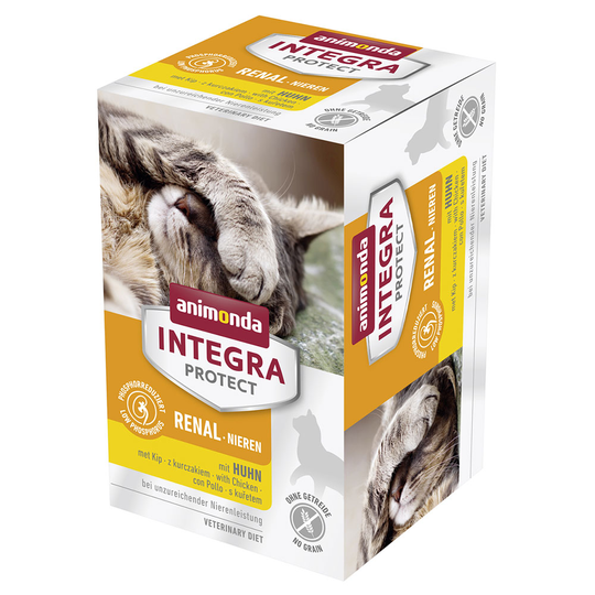 Ekonomipack: Animonda Integra Protect Adult Renal 12 x 100 g portionsform - Kyckling