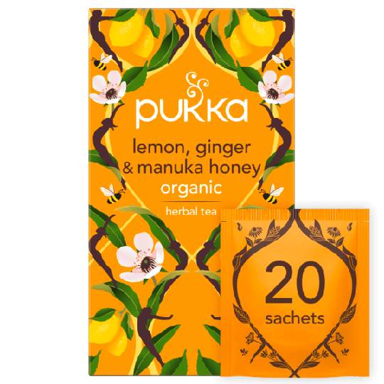 Pukka Lemon, Ginger & Manuka Honey 20 tepåsar