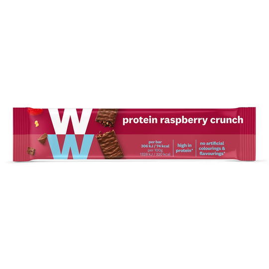 WW ViktVäktarna Proteinbar med hallonkrisp 23 g