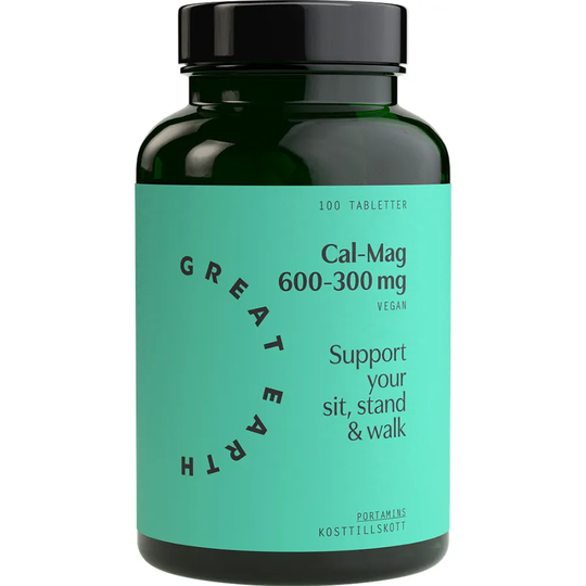 Great Earth Cal-Mag 600/300 mg, 100 tabletter