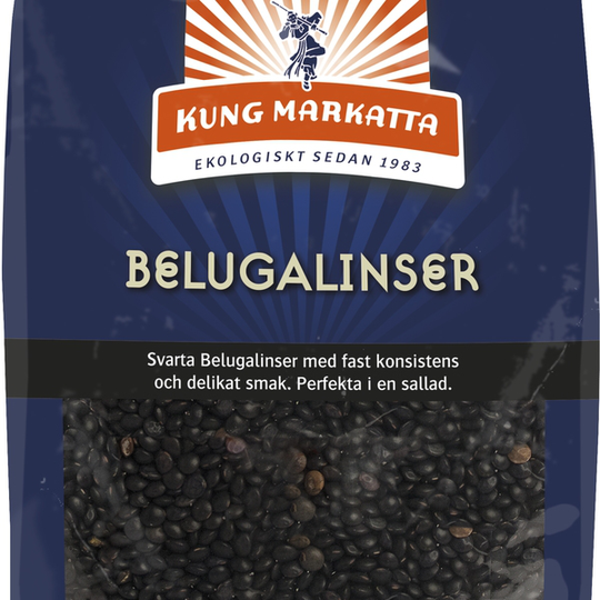 Kung Markatta Linser Beluga KRAV 450 g