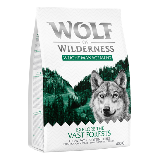 Wolf of Wilderness "Explore The Vast Forests" - Weight Management - 400 g