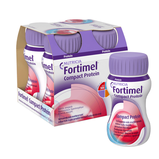 Fortimel Compact Protein Svalkande bär-smak 4 x 125 ml