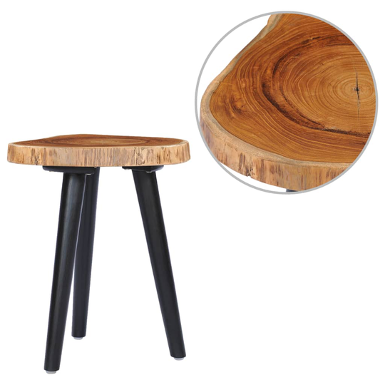 vidaXL Soffbord 40x45 cm massiv teak