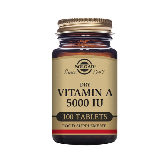 Solgar Vitamin A 5000 IE, 100 tabletter