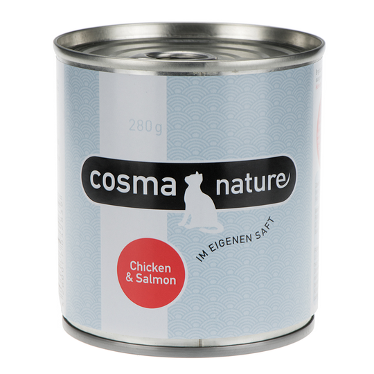 Cosma Nature 6 x 280 g - Kyckling & lax