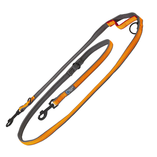 ArmoredTech Dog Control orange koppel - 220 cm långt, 25 mm brett