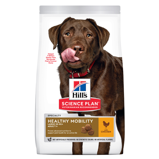 Ekonomipack: 2 x Hill's Science Plan hundfoder - 1+ Healthy Mobility Large Breed Chicken (2 x 14 kg)