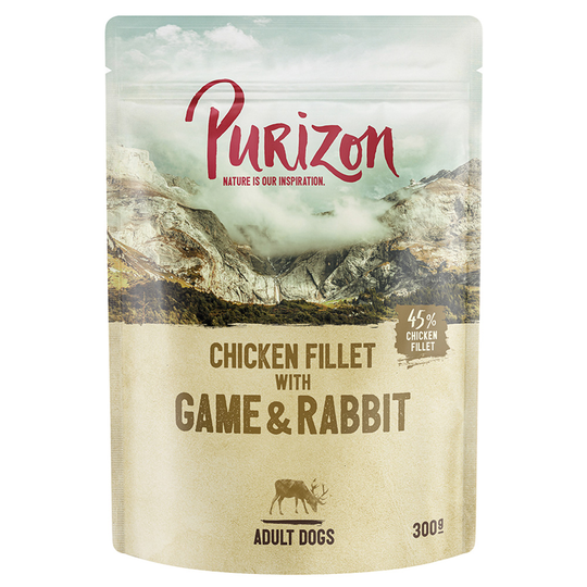 6 x 300 g till prova-på-pris! Purizon våtfoder - 6 x 300 g Game & Rabbit